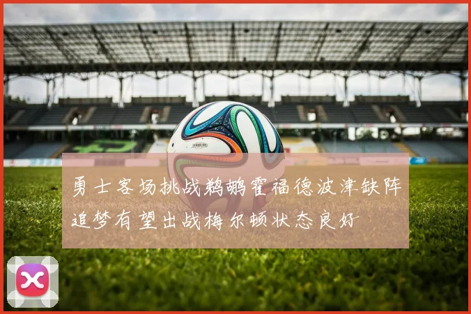 勇士客场挑战鹈鹕霍福德波津缺阵追梦有望出战梅尔顿状态良好